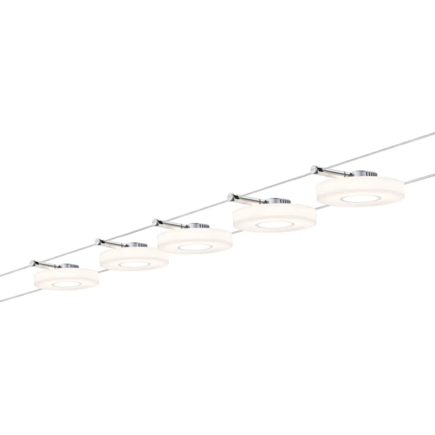 Paulmann 94109 - LOT 5xLED/4,3W Spot pour système de câble MAC 230V