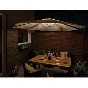 Paulmann 94219 - Parasol éclairant LED/1,8W 5V/USB 2,02m