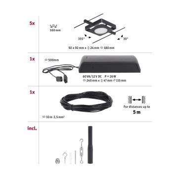 Paulmann 94424 - SET 5xLED/4,5W Spot voor een stringsysteem MAC 230V