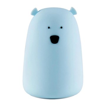 Petite lampe tactile LED RVB pour enfants BEAR LED/0,8W/5V bleu