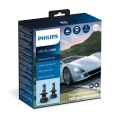 Philips 11342U91X2 -LOT 2x Ampoule LED de voiture Ultinon 9100 H4 P43t-38/13,2W/12/24V 5800K