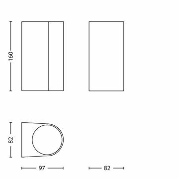 Philips - Luminaire extérieur 2xGU10/35W/230V