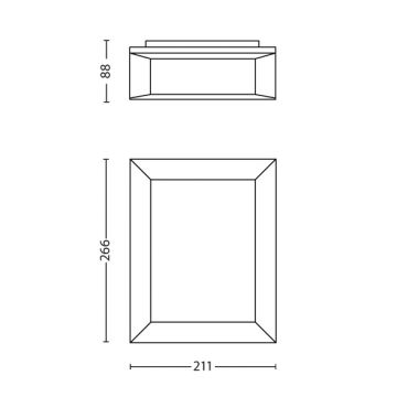 Philips - Applique murale extérieure 1xLED/6W/230V