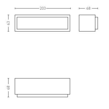 Philips 17354/93/P3 - Applique murale LED extérieure LED/4,5W IP44