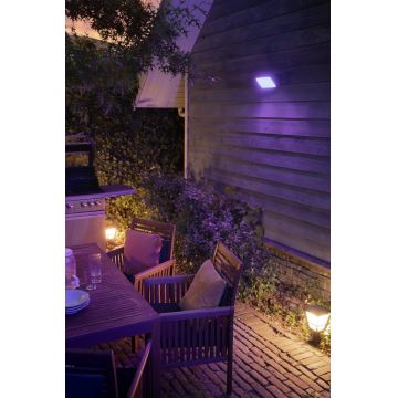 Philips - LED RGBW Dimbaar buitenshuis lamp Hue ECONIC LED/15W/230V IP44