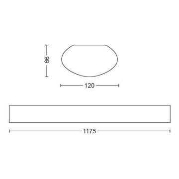 Philips 31247/31/P0 - Luminaire fluorescent technique LED AQUALINE LED/50W/230V IP65