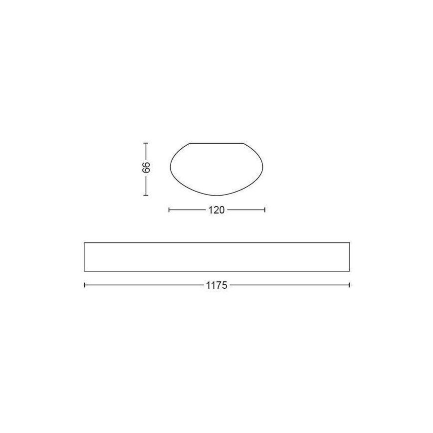 Philips 31247/31/P0 - Luminaire fluorescent technique LED AQUALINE LED/50W/230V IP65