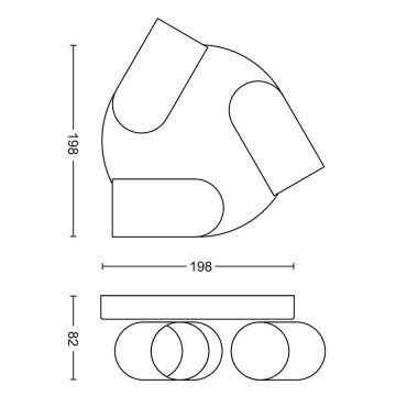 Philips - Spot 3xGU10/5,5W/230V