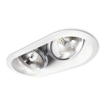 Philips 57976/31/16 - Dimbare plafondlamp voor in de badkamer SMARTSPOT 2xG53/30W/230V IP23