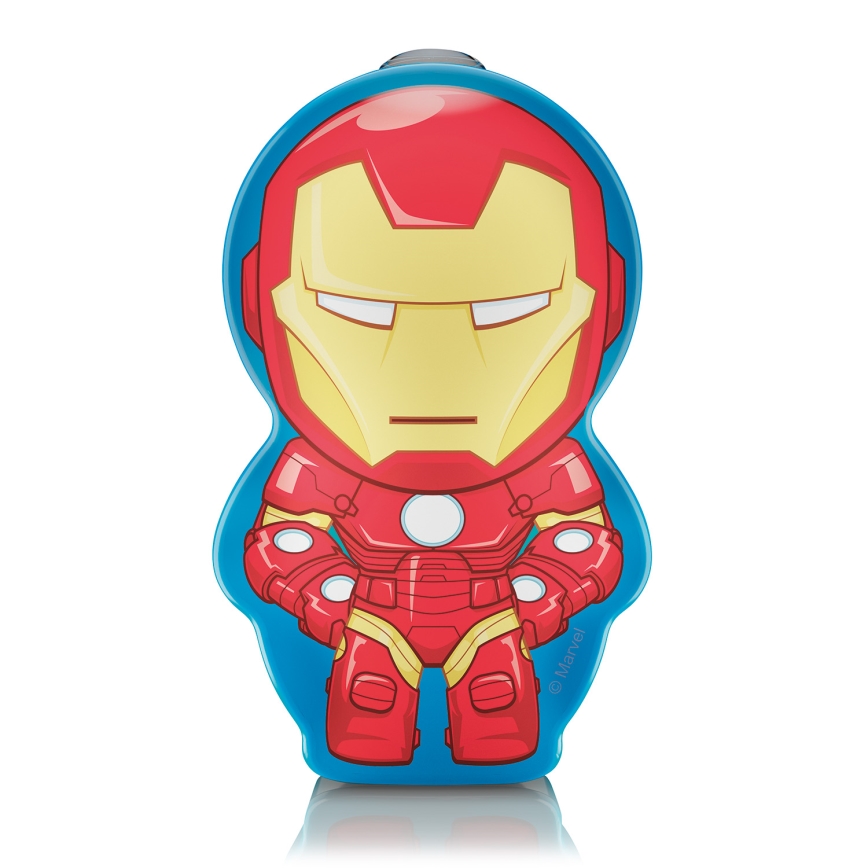 Philips 71767/35/16 - Lampe de poche enfant DISNEY IRON MAN 1xLED/0,3W/2xAAA