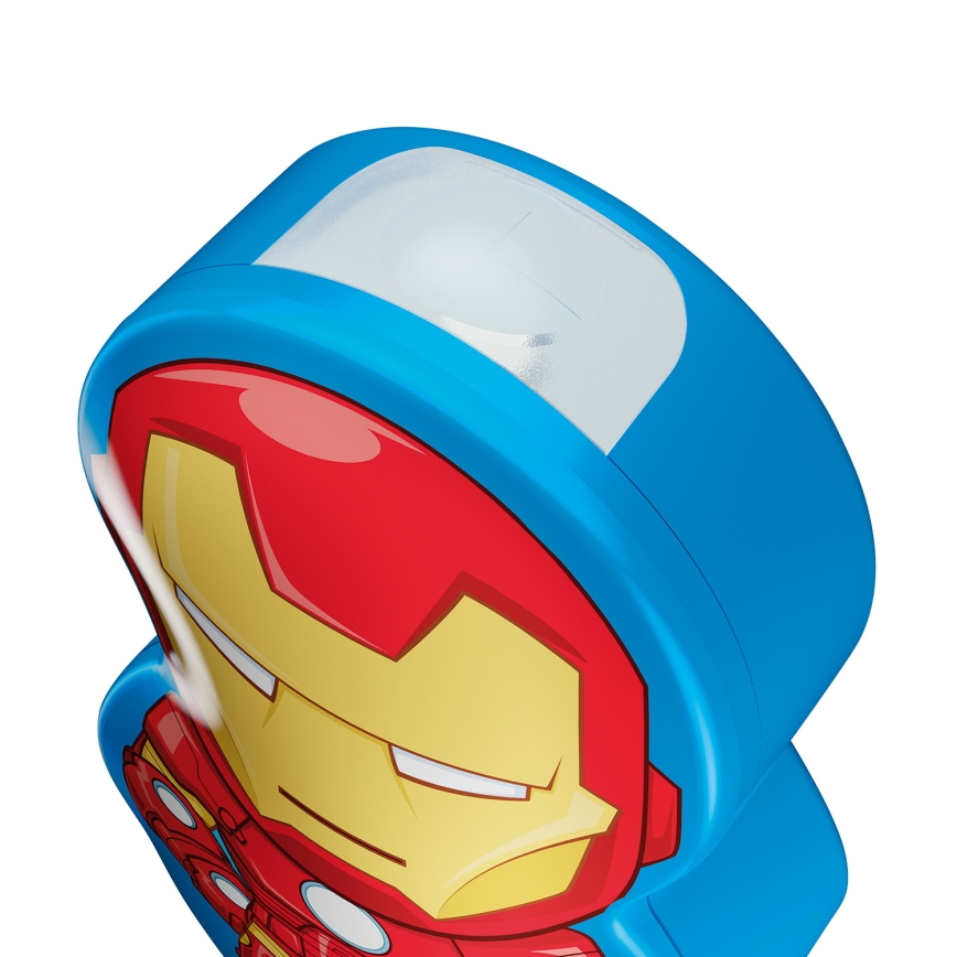 Philips 71767/35/16 - Lampe de poche enfant DISNEY IRON MAN 1xLED/0,3W/2xAAA