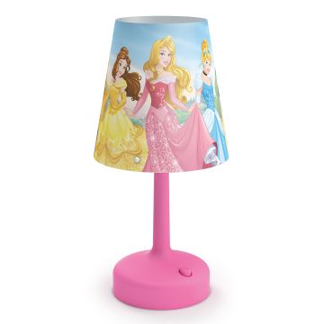 Philips 71796/28/16 - Lampe de table enfant DISNEY PRINCESS LED/0,6W/3xAA