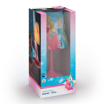 Philips 71796/28/16 - Lampe de table enfant DISNEY PRINCESS LED/0,6W/3xAA