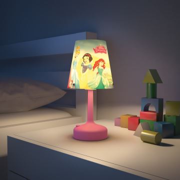 Philips 71796/28/16 - Lampe de table enfant DISNEY PRINCESS LED/0,6W/3xAA