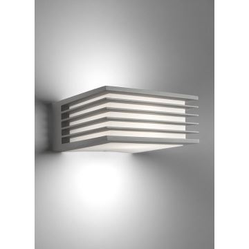 Philips - Applique murale d'extérieur SHADES 1xE27/15W/230V IP44 grise