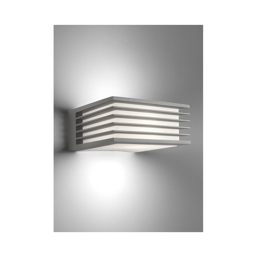 Philips - Applique murale d'extérieur SHADES 1xE27/15W/230V IP44 grise