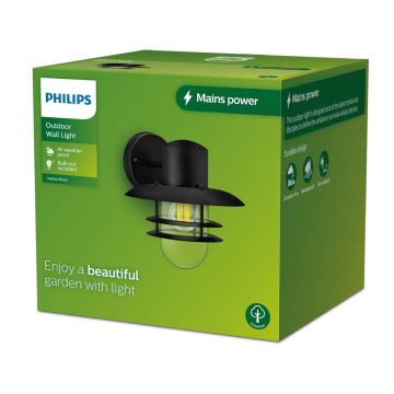 Philips - Applique murale extérieure INYMA 1xE27/25W/230V IP44