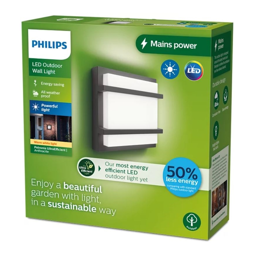 Philips - Applique murale extérieure PETRONIA LED/3,8W/230V IP44