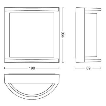 Philips - Applique murale extérieure SAMONDRA LED/3,8W/230V IP44