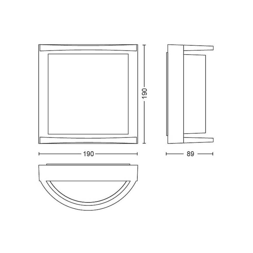 Philips - Applique murale extérieure SAMONDRA LED/3,8W/230V IP44