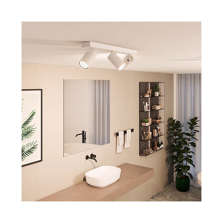 Philips - Badkamer spot IDRIS 3xGU10/5W/230V IP44 wit