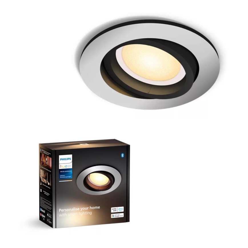 Philips - Dimbare LED hangende plafond verlichting Hue MILLISKIN 1xGU10/4,2W/230V 2200-6500K