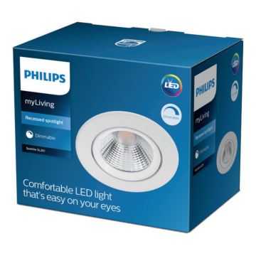 Philips - Dimbare LED hangende plafond verlichting SPARKLE LED/5,5W/230V wit