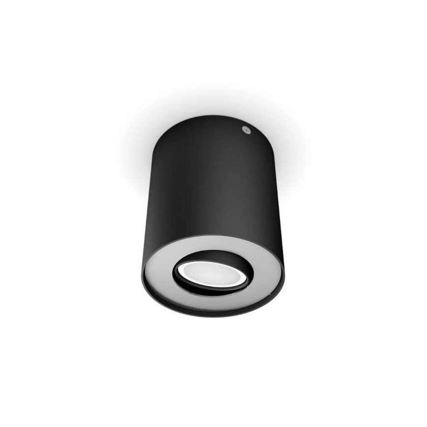 Philips - Dimbare LED Spot Hue PILLAR 1xGU10/4,2W/230V 2200-6500K + afstandsbediening zwart