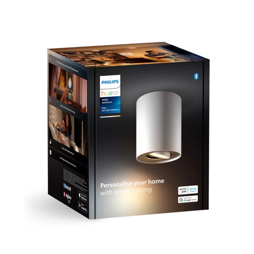 Philips - Dimbare LED Spot Hue PILLAR 1xGU10/4,2W/230V 2200-6500K wit