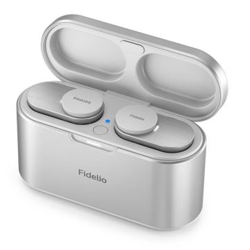 Philips Fidelio T1WT/00 - Écouteurs sans fil IPX4 argenté