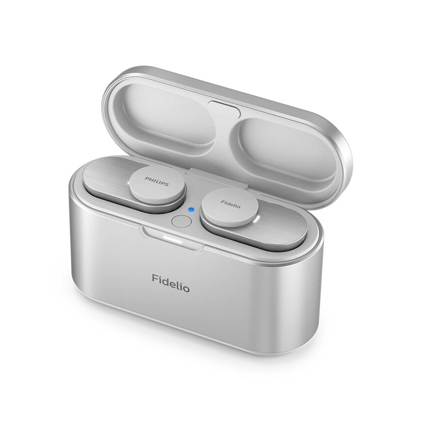 Philips Fidelio T1WT/00 - Écouteurs sans fil IPX4 argenté