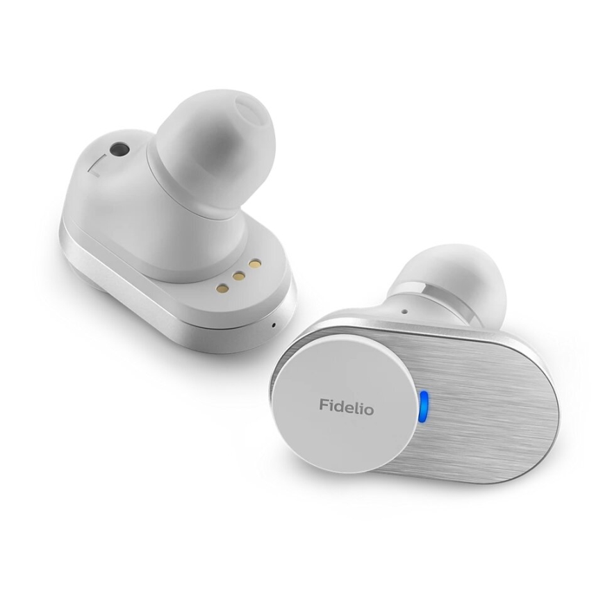 Philips Fidelio T1WT/00 - Écouteurs sans fil IPX4 argenté