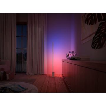 Philips - Lampadaire LED RGBW à intensité variable Hue SIGNE LED/29W/230V 2000-6500K blanc