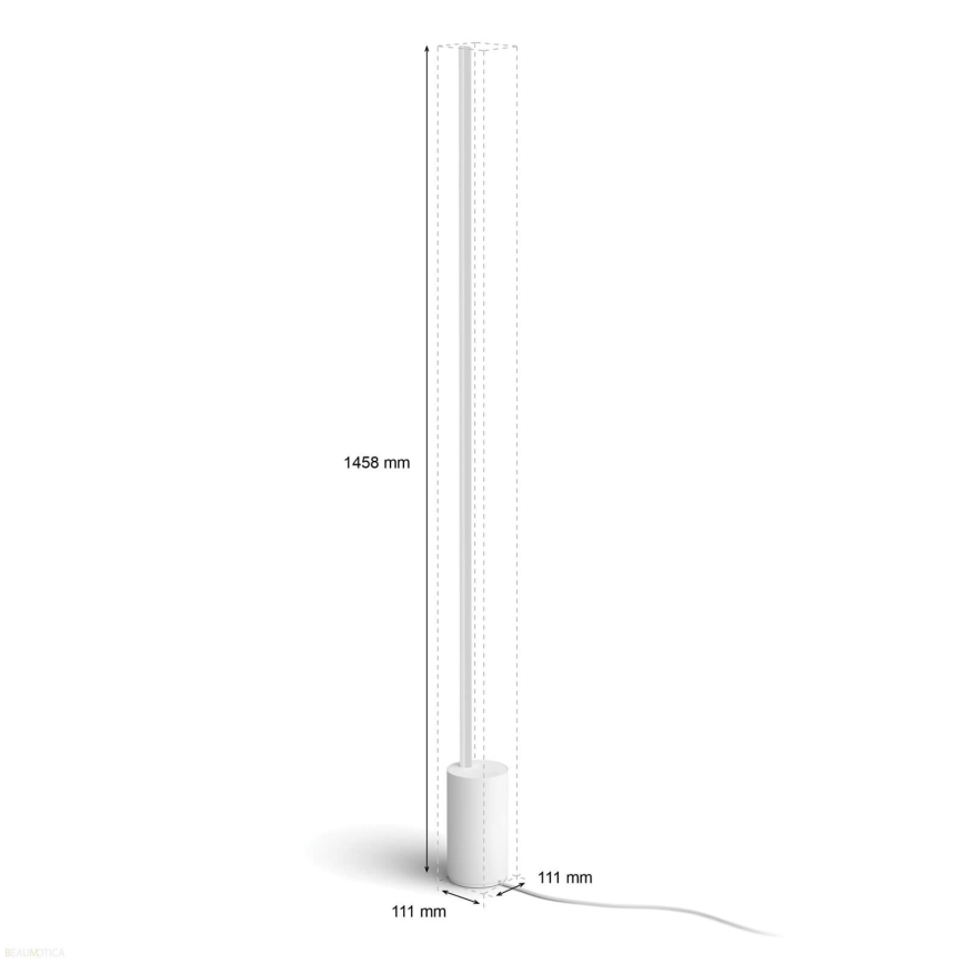 Philips - Lampadaire LED RGBW à intensité variable Hue SIGNE LED/29W/230V 2000-6500K blanc