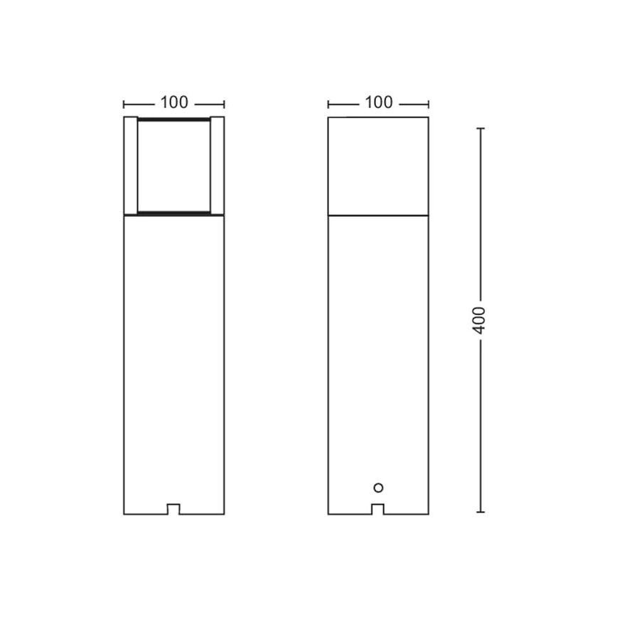 Philips - Lampe d'extérieur LED/6W/12V 4000K IP44