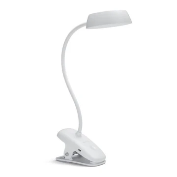 Philips - Lampe LED à intensité variable avec pince DONUTCLIP LED/3W/5V CRI 90 blanche