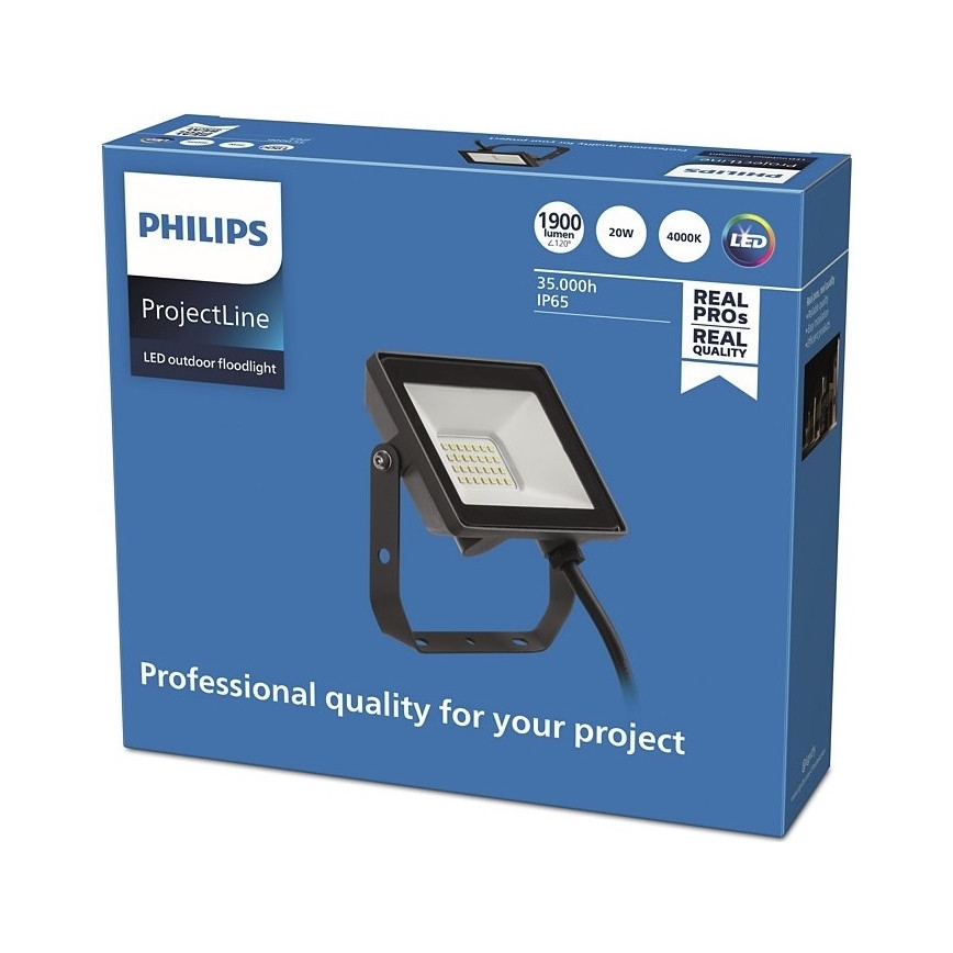 Philips - LED Buitenschijnwerper PROJECTLINE LED/20W/230V IP65 4000K