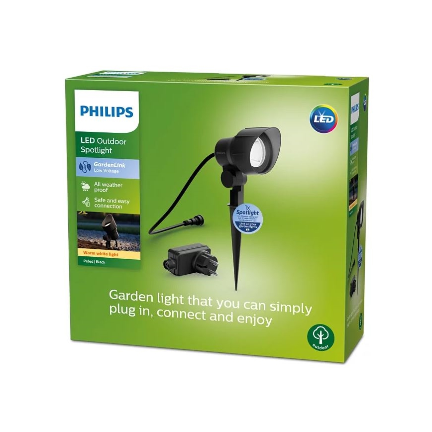 Philips - LED Buitenspot LED/24W/230V 2700K IP44