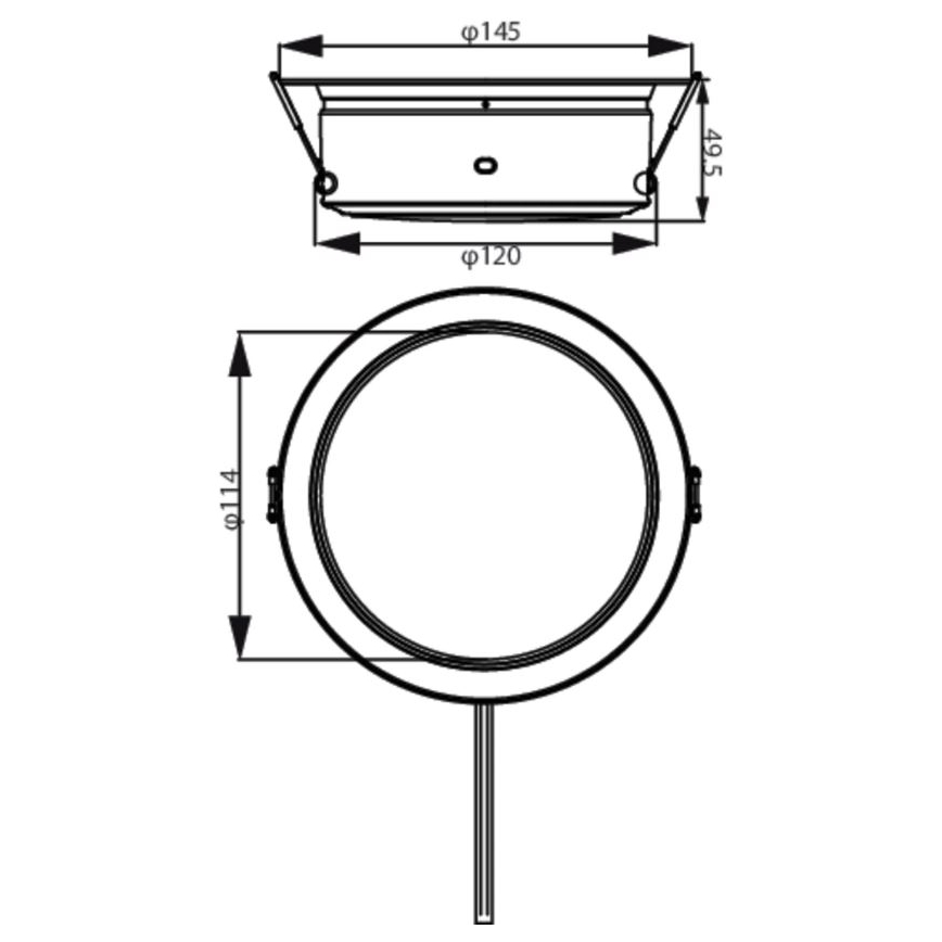 Philips - LED Hang plafondverlichting LED/4,8W/230V 4000K