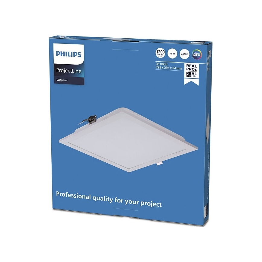 Philips - LED Hang plafondverlichting PROJECTLINE LED/15W/230V 29,5x29,5 cm