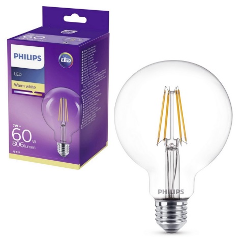 Philips - LED Lamp VINTAGE E27 / 7W / 230V 2700K