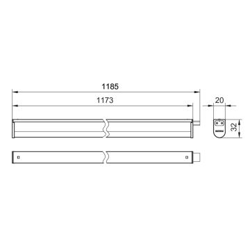 Philips - LED Onder keukenkast verlichting PROJECTLINE LED/13W/230V 3000/4000/6500K