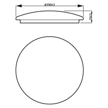 Philips - LED Plafond Lamp LED/20W/230V 4000K