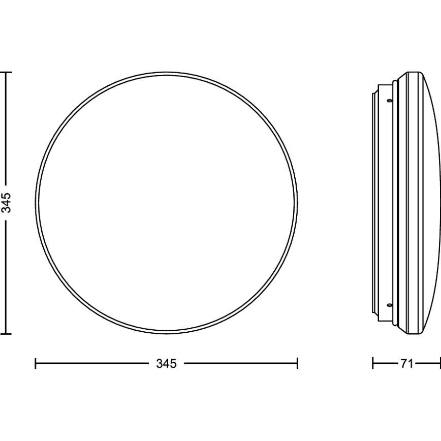 Philips - LED Plafondlamp met sensor ACUNA LED/21W/230V 2700K