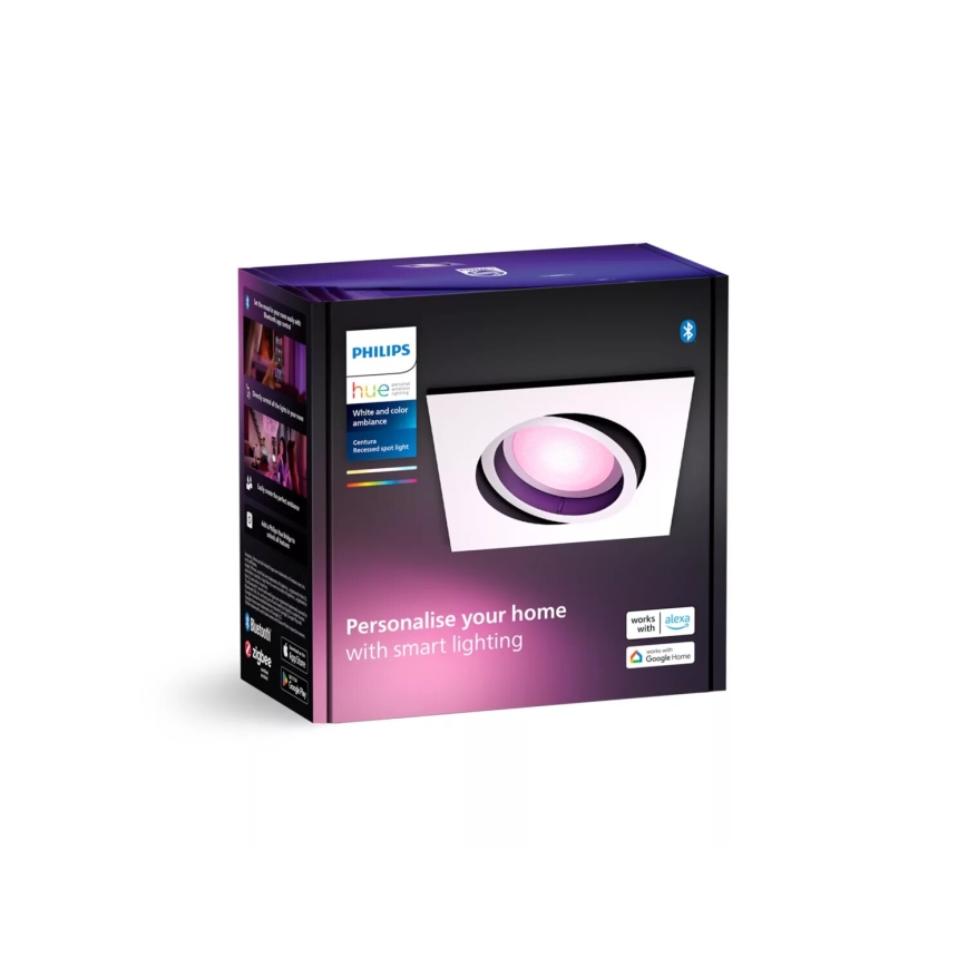 Philips - LED RGBW Dimbare hangende plafondverlichting Hue CENTURA 1xGU10/4,2W/230V 2000-6500K