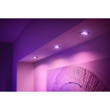 Philips - LED RGBW Dimbare hangende plafondverlichting Hue CENTURA 1xGU10/4,2W/230V 2000-6500K