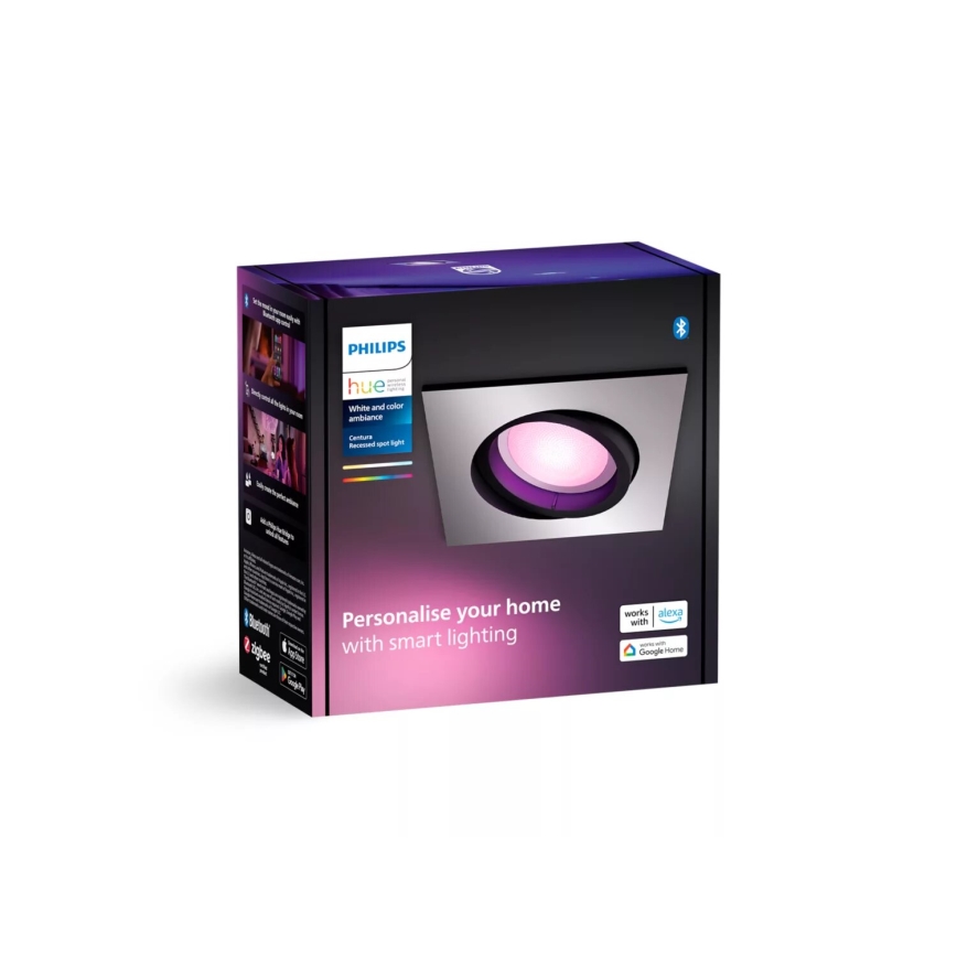 Philips - LED RGBW Dimbare hangende plafondverlichting Hue CENTURA 1xGU10/4,2W/230V 2000-6500K