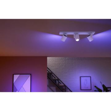 Philips - LED RGBW Dimbare spot Hue ARGENTA 3xGU10/4,2W/230V 2000-6500K