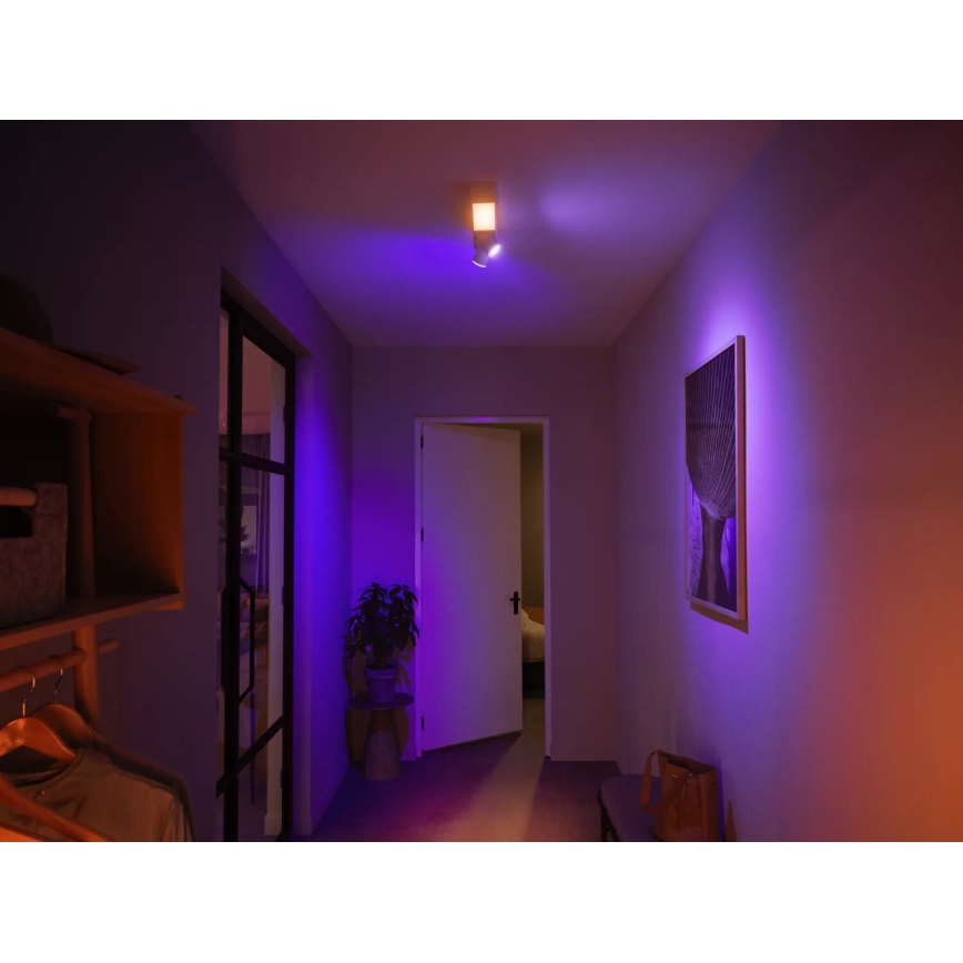 Philips - LED RGBW Spot à intensité variable Hue CENTRIS 2xGU10/4,2W/230V+ LED/11W