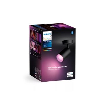 Philips - LED RGBW Spot à intensité variable Hue FUGATO 1xGU10/4,2W/230V 2000-6500K noir